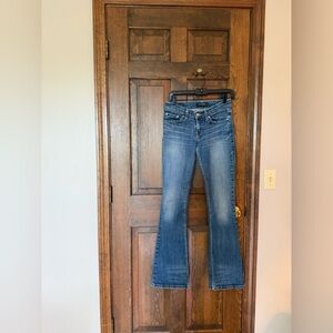 Levi's Too Super Low 524 Flare Jeans - Sz 3 Medium
